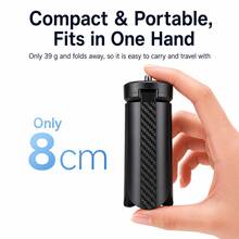 Chân máy mini giao diện 1/4" tương thích với Pocket 3/4/4P Action Camera, giao diện ren 1/4" cho X4/5/6 Panoramic Camera, tương thích Lunaultra - Xem 4