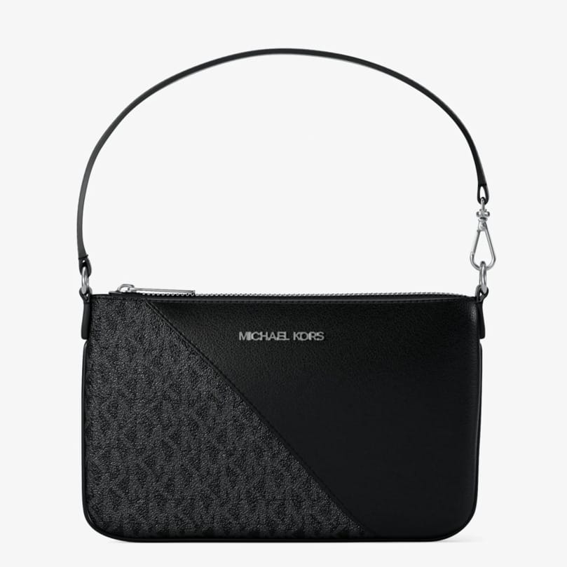 Michael Kors Jet Set Travel 小號經典標誌女款手拿包/單肩包 - 黑色 - 查看 1
