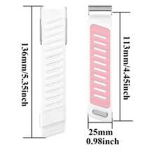 Soft Silicone Dual-Color Sports Watch Band For 5.0 Wristband Fitness Tracker, Smart Watch Band Replacement, 5.0 Wristband Unisex, 12 Colors Available - 25mm - View 11