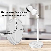 1 pieza Soporte de cámara ajustable en altura, Soporte de escritorio para webcam, Soporte giratorio 360°, Adecuado para cámara de vigilancia y webcam, Altura 20-29 cm - A - Ver 5