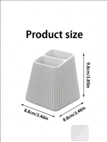 1pc Vertical Line Remote Control Holder, Remote Control Storage Box, Decorative Storage, Vertical Stripe Design, Easy Access, Suitable For TV, Air Conditioner And Other Home Remote Control Storage, Home Decor, Decorative Ornament, Storage, Dorm Storage, Desktop Organization, Halloween, Christmas, Wedding - Multicolor - View 9