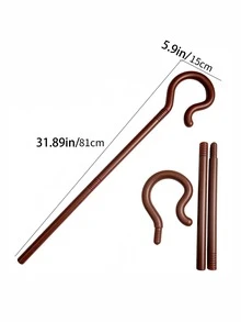 Halloween Party Props Costume Cane All Black Magician Cane Stick Cane, DIY Adjustable Length, Suitable For Cosplay Accessories, Performance Props, Holiday Gifts - Multicolor - View 37