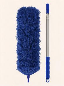 Modern Microfiber Extendable Duster, Gray White Fluffy Dusting Head With Telescopic Metal Pole And Non Slip Grip, Washable Static Dust Collector For Ceiling Fans, High Corners, Wall, Shelves, Home Cleaning, Spring Cleaning, Fall Winter Housework - Multicolor - View 15