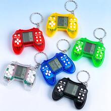 Mini Retro Gamepad Shape, Decompress Small Toys, Built-In 26 Classic Games , Keychain Toys,Stress-Relieving Small Toys,Classic Retro Style Puzzle Solving Electronic Game Machine For Children Toy,Halloween/Thanksgiving/Christmas/Birthday Gifts - Clear - View 19