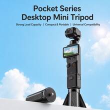 Chân máy mini giao diện 1/4" tương thích với Pocket 3/4/4P Action Camera, giao diện ren 1/4" cho X4/5/6 Panoramic Camera, tương thích Lunaultra - Xem 3