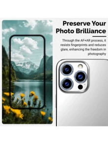XINHONGYU 6pcs Blue Glitter Crystal Camera Lens Protector Film, Compatible With IPhone 14/15/16/17/Pro/Pro Max & Phone17/16/15/14/Pro/Pro Max | Upgraded Glossy Transparent Lens Sticker | Full Coverage Waterproof Shockproof Scratch-Resistant Anti-Fingerprint - Blue - View 3