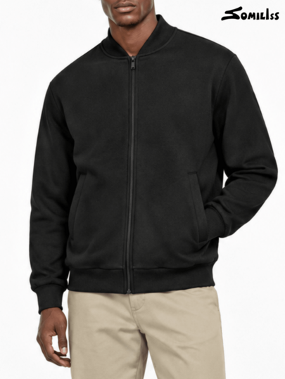 somiliss SomiLlss Authentic Men's Baseball Jacket, Crisp And Stylish, Suitable For Sports, Walking, Daily Outings, Versatile Styling, Enhances Fashionable Elegant