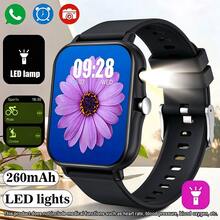 1.83 Inch Full Screen Touch Sports Smart Watch, 260MAH Battery With LED Light, Wireless Calling/Multiple Sports Modes, Multi-Function Phone Answer/Dial, Remote Camera/Music Playback, Compatible With IOS And Android Phones, - View 10