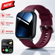 QAGSFLC New Exquisite Fashion Unisex Sports Smart Watch, Wireless Calling And Message Notification, Pedometer, Calorie, Distance Tracking, Multiple Sports Modes, Music Control, Remote Camera, Alarm Reminder, Premium Metal Body, USB Charging, Multi-Functional Casual Business Wristwatch, Perfect Holiday Gift - Multicolor - View 11