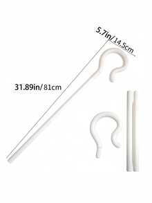 Halloween Party Props Costume Cane All Black Magician Cane Stick Cane, DIY Adjustable Length, Suitable For Cosplay Accessories, Performance Props, Holiday Gifts - Multicolor - View 40