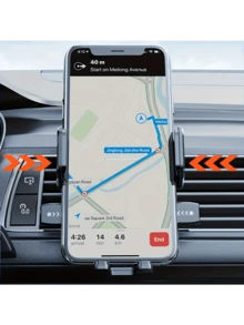 Stable Anti-Shake Car Phone Holder, Bionic Automatic Mechanical Lock, Wear-Resistant Suction Cup Dashboard Clip, Firmly Fixed On Bumpy Roads, Universal Car Navigation Accessory, Suitable For Delivery Drivers - Multicolor - View 6