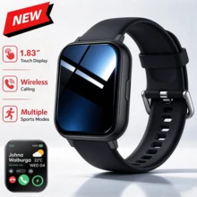 QAGSFLC New Exquisite Fashion Unisex Sports Smart Watch, Wireless Calling And Message Notification, Pedometer, Calorie, Distance Tracking, Multiple Sports Modes, Music Control, Remote Camera, Alarm Reminder, Premium Metal Body, USB Charging, Multi-Functional Casual Business Wristwatch, Perfect Holiday Gift - Multicolor - View 9