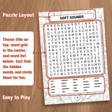 2026 Large Print Word Search Notebooks, 600 New Words, Vocabulary Search, Brain Training, Focus, Memory And Puzzle Activities For Adults, Home Relaxation, Travel And Daily Entertainment - 2026 Word Search - View 3