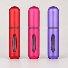 1-10Pcs 5ml Travel Mini Perfume Refillable Atomizer Container, Mini Perfume Bottle, Bottom Fill Perfume Refillable Bottle Spray Dispenser, Portable Empty Liquid Container, Travel Essentials, Multiple Colors, 1PC/3Pcs/4Pcs/5Pcs, Travel Organizer - Multicolor - View 18