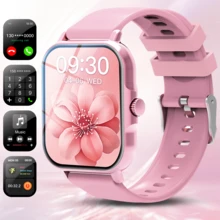 Smart Watch, Supports Multi-Language, Wireless Calling, Call/Message Notifications; Equipped With 2.01 Inch Large Screen, Features Weather Forecast, Step Counting, Multiple Sports Modes, Music Playback, Step & Calorie Tracking, Remote Camera Control; USB Charging, 240 Pixel Display, 180mAh Lithium Battery; Unisex - Multicolor - View 7