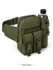 Outdoor Commute Dual-Mode Tactical Waist Bag, Outdoor Hiking Tool Waist Bag, Multi-Compartment Storage Running Sports Waist Bag - A - View 9