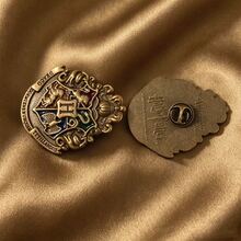 Warner Bros 1pc Harry Potter Metal Badge Brooch Pin, Four Houses Hogwarts Gift Box, Magic Nostalgia, Halloween Christmas Gift - Multicolor - View 12
