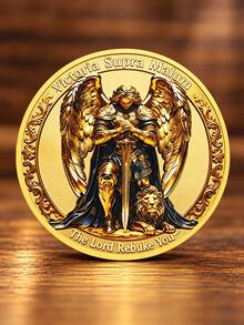 Double-Sided Exquisite Design Holy Guardian Commemorative Coin -Made Of ...