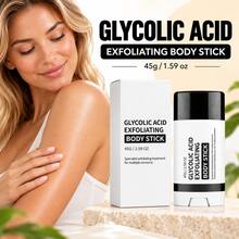 Glycolic Acid Exfoliating Body Stick, AHA Body Exfoliator For Rough & Dry Skin, Moisturizing Twist-Up Body Care Stick, Portable Solid Body Care, 45g - AHA - View 3