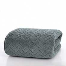 Khăn tắm siêu thấm hút nhanh khô pha polyester-nylon hiện đại - vải dệt kim, họa tiết sọc chủ đề vũ trụ, 286gsm - 70x140cm - Nhiều mẫu - Xem 11