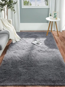 Living Room Plush Carpet, Fluffy And Soft, Polyester Fiber Filling, Sponge Fluffy, Lightweight And Comfortable, Also Suitable For Bedroom, Large Size, Elegant And Stylish, Multiple Sizes Available. - Dark Green - View 14