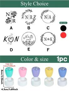 Custom Stamp, Cute Cartoon Address Stamp, Personalized Name Stamp For School Supplies, Customized Logo Return Address Stamp, Customizable Design Gift, Self-Inking, Customized Name Christmas Gifts, Holiday Ornament, - White - View 19