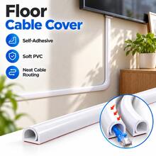 1pc 2.5m/98.43in Paintable Cable Cover, Cable Concealer, TV Wall Mount Wire Organizer, Cable Management Hide Strip - C - View 6