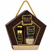 Lattafa BURPHRISE – KHAMRAH COFFRET FRAGRANCE MIST & FRAGRANCE LOTION 88 ML + 88 ML - 88ml*2 - View 2