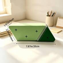 Retractable Vertical Hollow Silicone Pencil Case, Suitable For School And Office - Foldable Minimalist Stain-Resistant Hollow Tube Pen Holder, Unisex Soft Shell, Student Birthday Gift, Stationery Storage Box - Multi-color - View 3