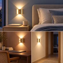 LED Motion Sensor Wall Light, Battery Powered Wall Lamp, Wireless PIR LED Night Light With Motion Sensor - Ideal For Cabinets And Hallways, Rechargeable Magnetic Stick-On Night Light For Corridor, Room Decor,Christmas Decor/Gift,Christmas Light - SWL006 - View 5