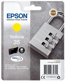 Epson Padlock Singlepack Yellow 35 DURABrite Ultra Ink - Ver 2
