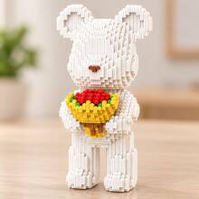WINKTOYS, serie de modelos de animales clásicos y adorables, bloques de construcción para montar, juego de juguetes creativos para ensamblar, más de 1600 piezas, micropartículas, decoración para el hogar, regalo de cumpleaños. - b-wt-08 - Ver 3