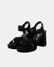 Refresh Women Wide Fit Sandals - Black - View 5