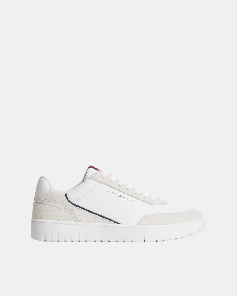 Tommy Hilfiger Men Wide Fit Slippers - White - View 1