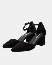 Refresh Women Wide Fit Sandals - Black - View 4