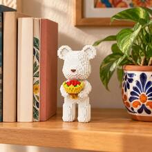 WINKTOYS, serie de modelos de animales clásicos y adorables, bloques de construcción para montar, juego de juguetes creativos para ensamblar, más de 1600 piezas, micropartículas, decoración para el hogar, regalo de cumpleaños. - b-wt-08 - Ver 5