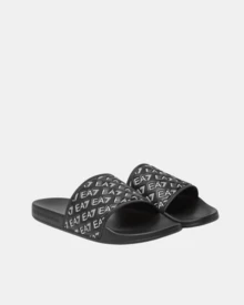 EA7 Men Athletic & Outdoor Sandals & Slides - Black - View 2