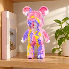 WINKTOYS, serie de modelos de animales clásicos y adorables, bloques de construcción para montar, juego de juguetes creativos para ensamblar, más de 1600 piezas, micropartículas, decoración para el hogar, regalo de cumpleaños. - JS6894-10 - Ver 4