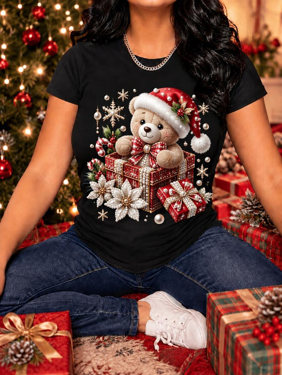 Women T-Shirts - Black - View 1