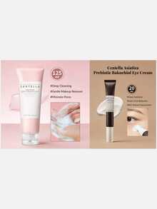 SKIN1004 2件組保養套組：125ml玫瑰鹽淨化潔膚液 & 20ml補骨脂酚眼霜，適用毛孔護理、亮白與抗老 - 玫瑰鹽潔面乳 125毫升 + 積雪草眼霜 20毫升 - 查看 1