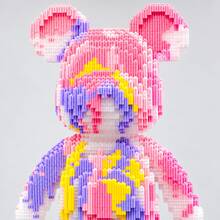 WINKTOYS, serie de modelos de animales clásicos y adorables, bloques de construcción para montar, juego de juguetes creativos para ensamblar, más de 1600 piezas, micropartículas, decoración para el hogar, regalo de cumpleaños. - JS6894-10 - Ver 7