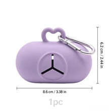 1pc Portable Dog Poop Bag Dispenser, Hands-Free Pet Waste Bag Storage Box, Outdoor Dog Walking Poop Storage Box, Leash-Mounted Trash Bag Dispenser, Pet Cleaning Accessory For Puppies, Medium Dogs And Large Dogs - View 11