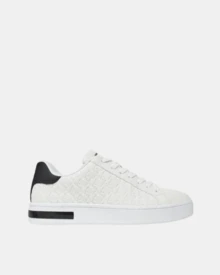 Armani Men Wide Fit Slippers - White - View 2