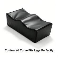 1pc Foot Rest Pillow, Multi-Purpose Slow Rebound Comfortable Sleep Rest Leg Pillow, Suitable For Bed, Sofa, Office Chair, Recliner, Home Relaxation To Elevate Legs, Non-Slip Bottom With 2 Adjustable Straps - Multicolor - View 9
