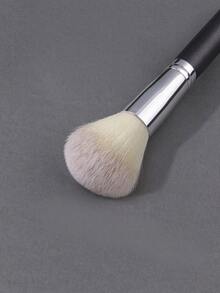 1pc Soft Colorful Blush Brush, Pearl Handle Makeup Brush, Multi-Functional Professional Makeup Tool,Giveaways - Black - View 4