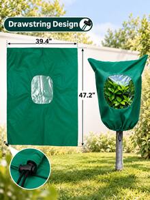 Winter Plant Cover, Reusable Drawstring/Zipper Plant Protection Bag, Warm Shrub Cover, Outdoor Garden Frost-Proof Plant Jacket, Suitable For Balcony, Yard, Rooftop Garden Small Potted Plants, Shrubs And Seedlings Winter Protection, Perfect Gift For Autumn/Winter Christmas Gardening Plant Care - Multi-color - View 9