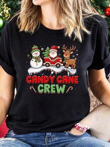 Women T-Shirts - Black - View 6