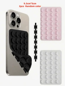2/1pc Silicone Suction Cup Phone Holder, 28 Independent Suction Cups, Reusable Double-Sided Holder, Silicone Phone Grip, Suction Cup Phone Stand, Hands-Free Phone Handle, Ring Holder, Suitable For Android Phones, Suitable For Smooth Glass Phone Back Covers, Not Suitable For Rough Matte Phone Back Covers, Suitable For Makeup, Fitness, Shower, Car And Kitchen Use Phone Accessories, Phone Case, Octo Buddy - Upgraded Version - View 11