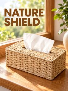 1PC Decorative Tissue Box Space-Saving Tissue Storage Orgnizer With Lid Bohemian Style Woven Paper Box Suitable For Bathroom Bedroom Bookshelf Living Room Kitchen And Hotel Home Decor Apartment Desktop Accessories Home Storage Orgnization Essentials - Multicolor - View 19
