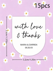 Custom No-Rinse Hand Sanitizer Label Stickers (Stickers Only), Suitable For Baby Shower, Graduation, Wedding, Bridal Shower, Coming Of Age, Birthday, Holiday Party And Other Occasions - Multicolor - View 22
